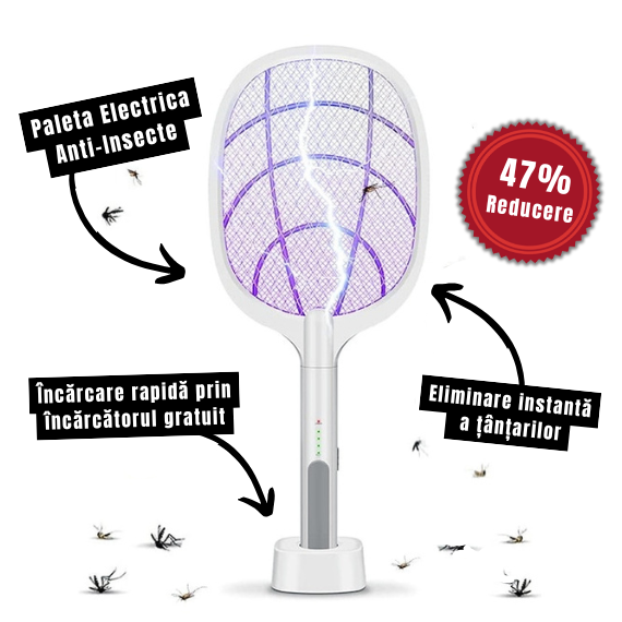 Paleta Electrica Anti-Insecte