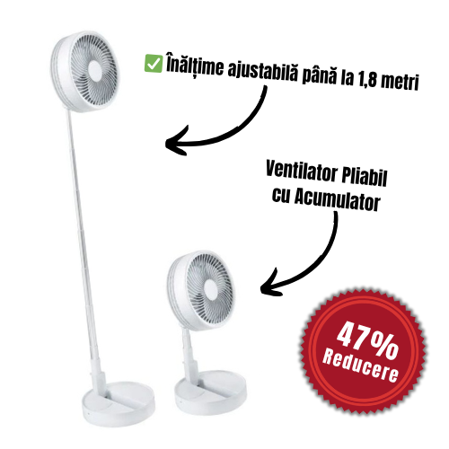 Ventilator Pliabil  cu Acumulator