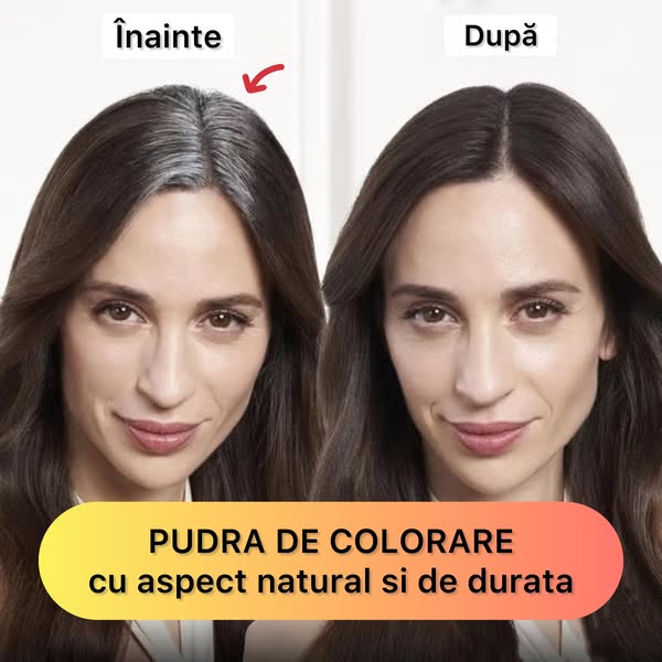 Pudră Colorare Păr în 7 Culori