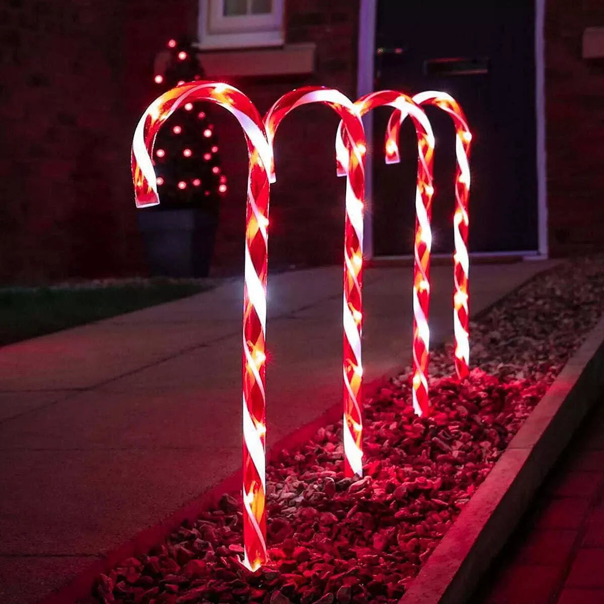 Decoratiuni Luminoase cu Încărcare Solară 55cm